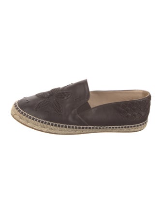 Bottega Veneta Intrecciato Weave Leather Espadrilles