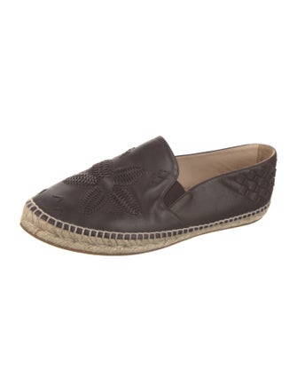 Bottega Veneta Intrecciato Weave Leather Espadrilles