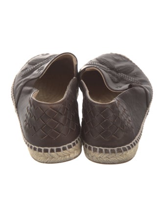Bottega Veneta Intrecciato Weave Leather Espadrilles