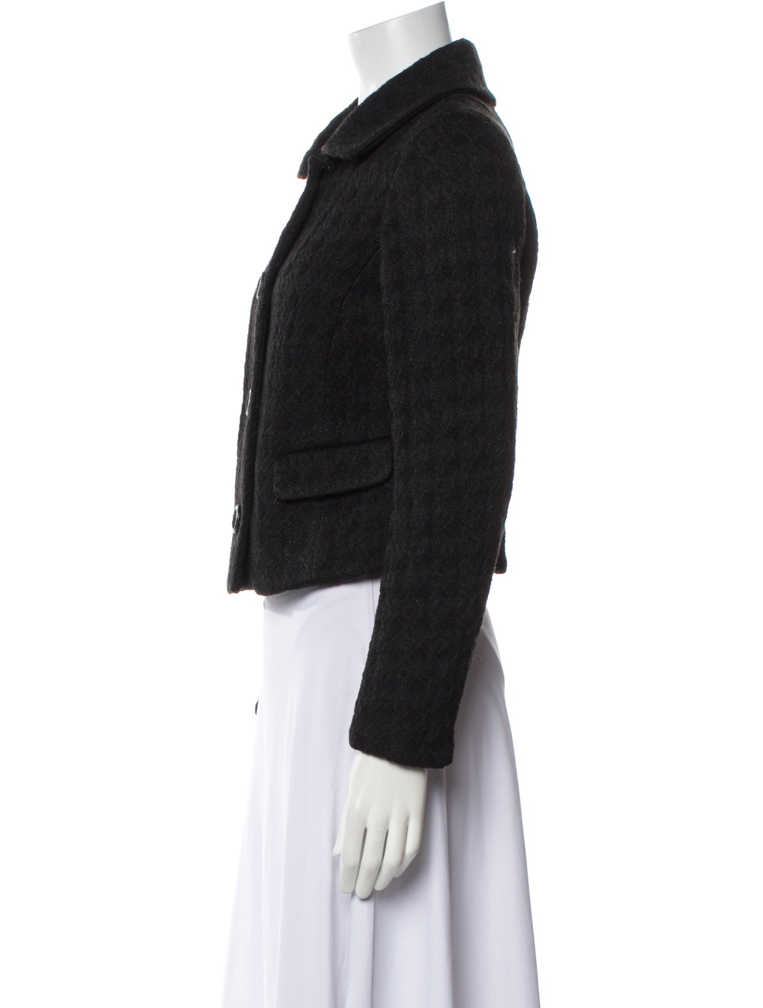 Bottega Veneta Wool Printed Evening Jacket