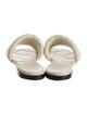Bottega Veneta Quilted Pattern Leather Slides