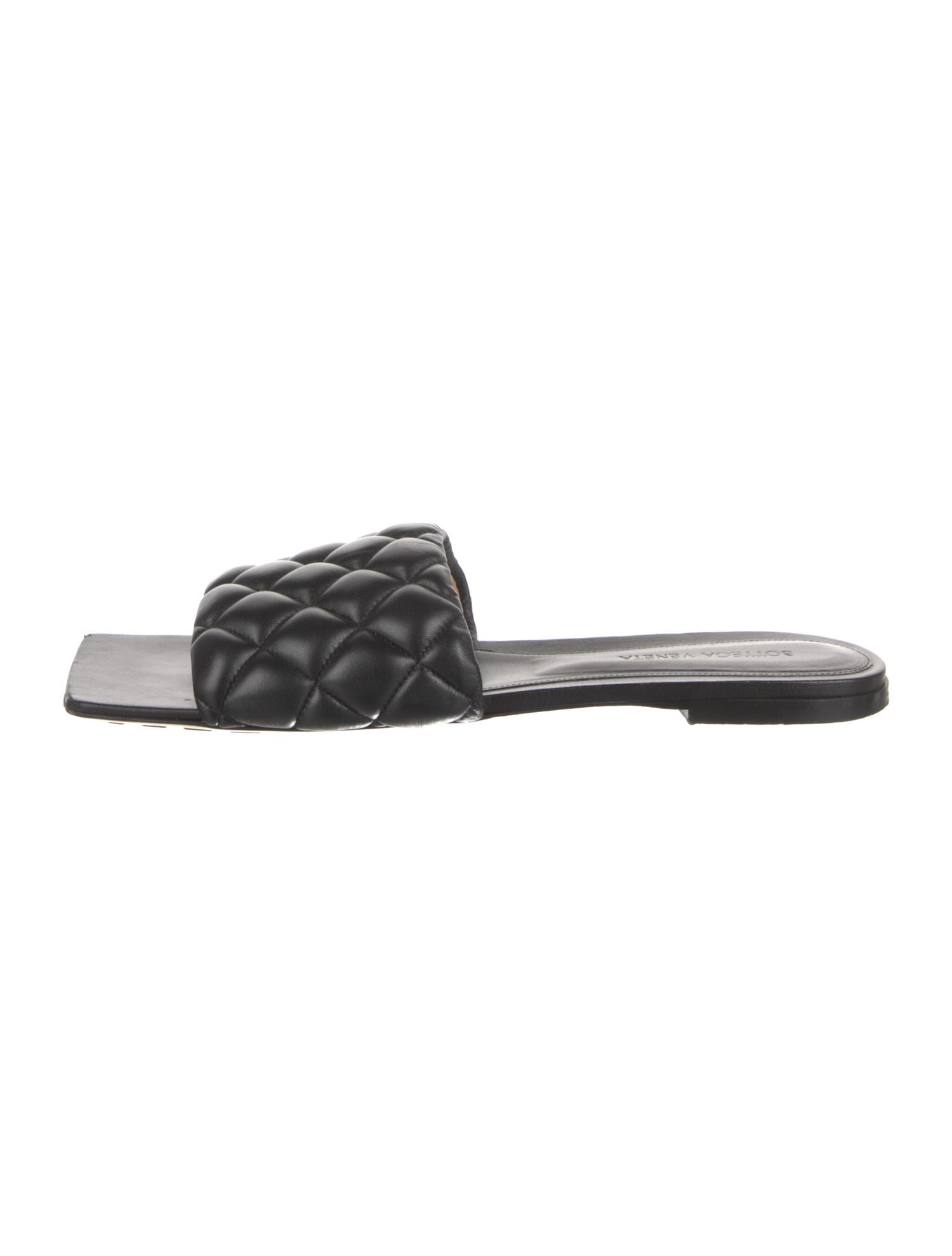 Bottega Veneta Padded Quilted Pattern Slides