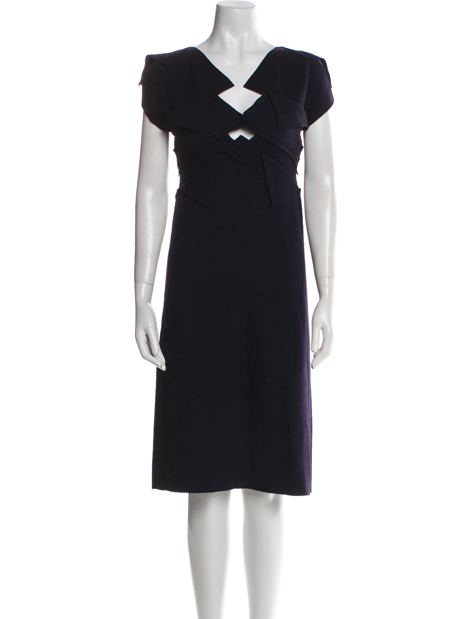 Bottega Veneta Virgin Wool Knee-Length Dress