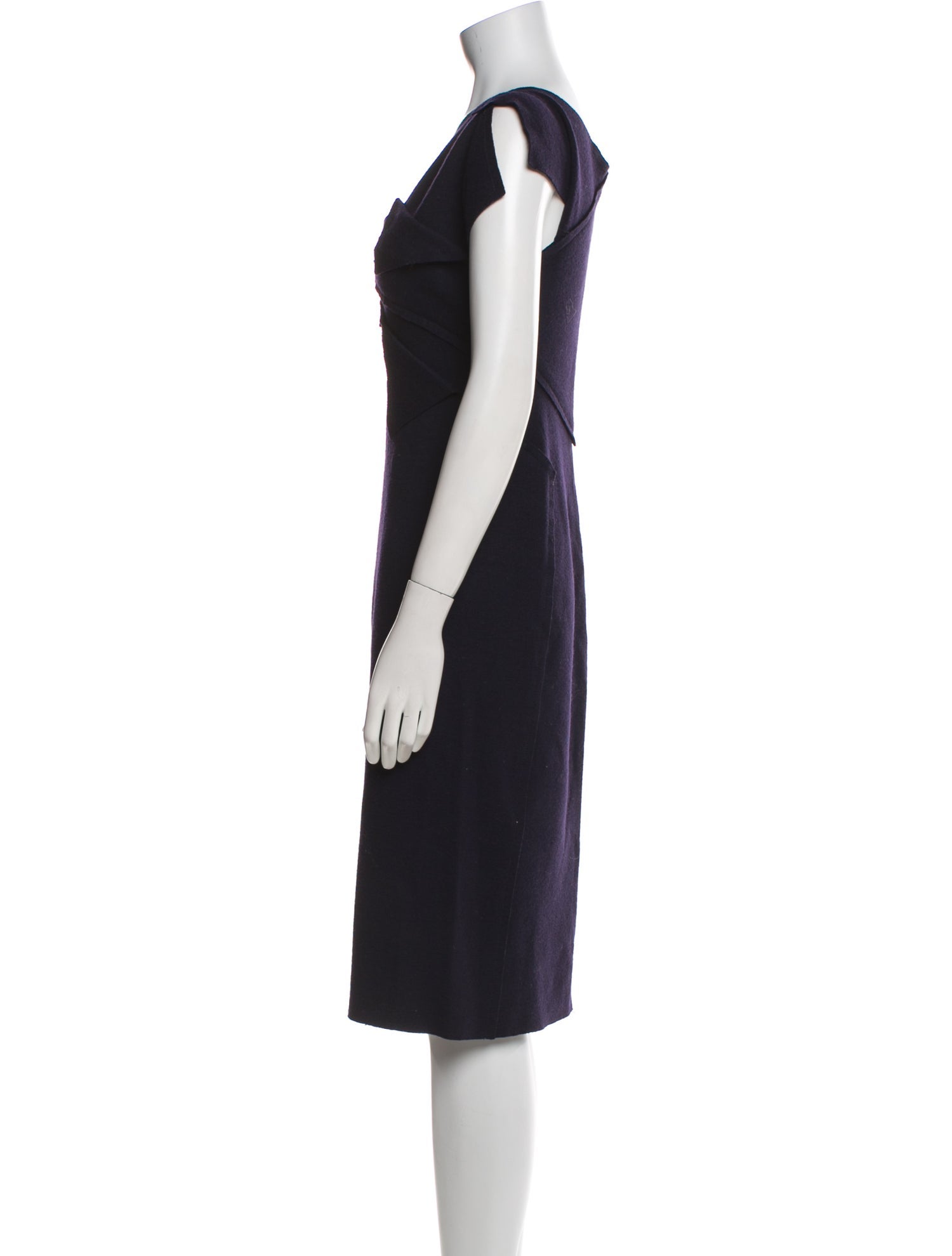 Bottega Veneta Virgin Wool Knee-Length Dress