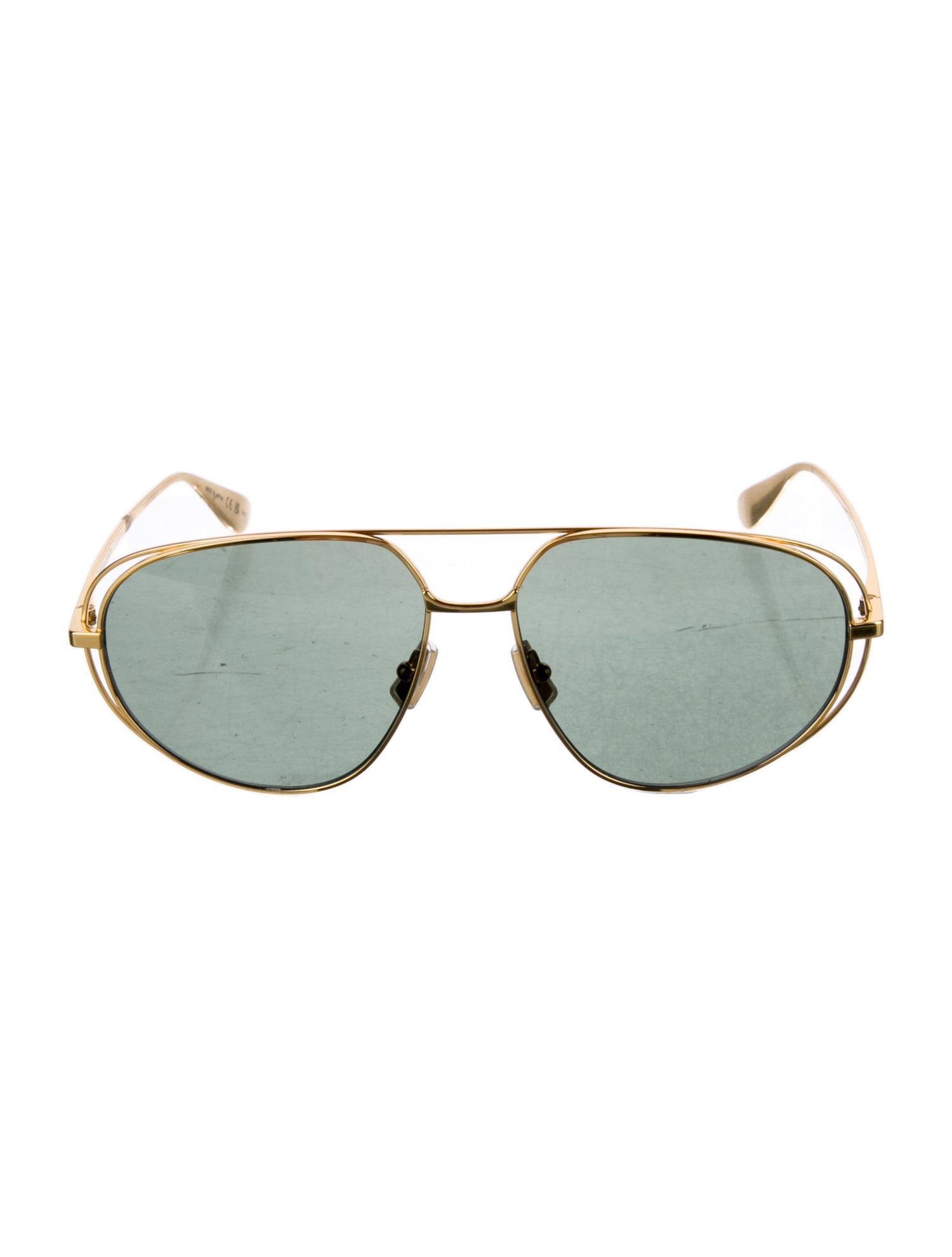 Bottega Veneta Aviator Tinted Sunglasses