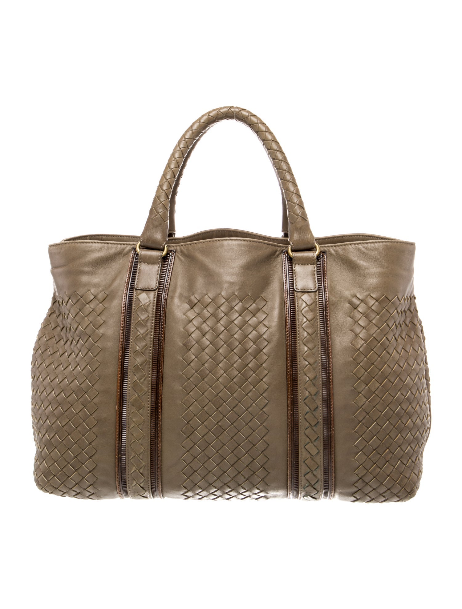 Bottega Veneta Intrecciato Top Handle Bag