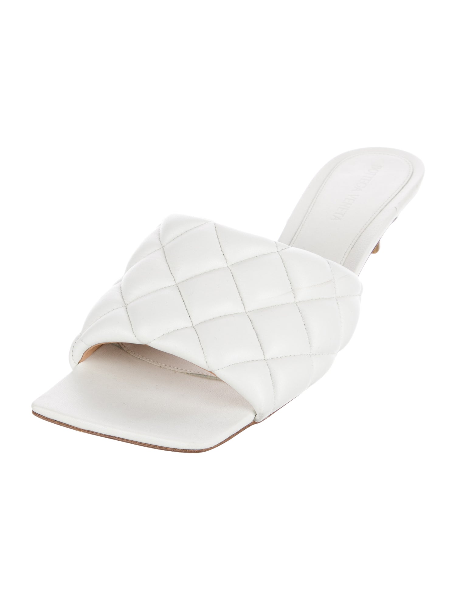 Bottega Veneta Padded Leather Slides