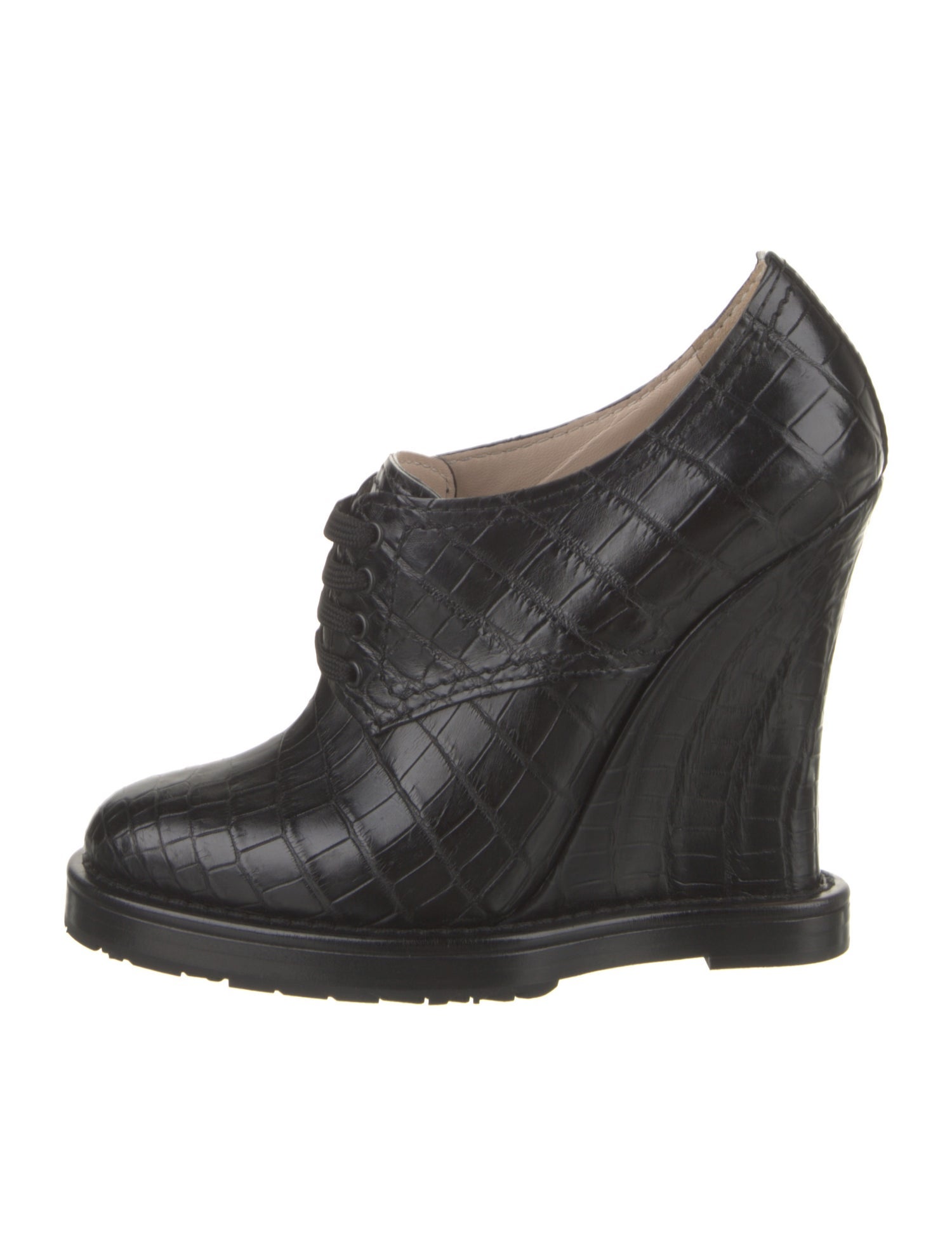 Bottega Veneta Leather Lace-Up Boots