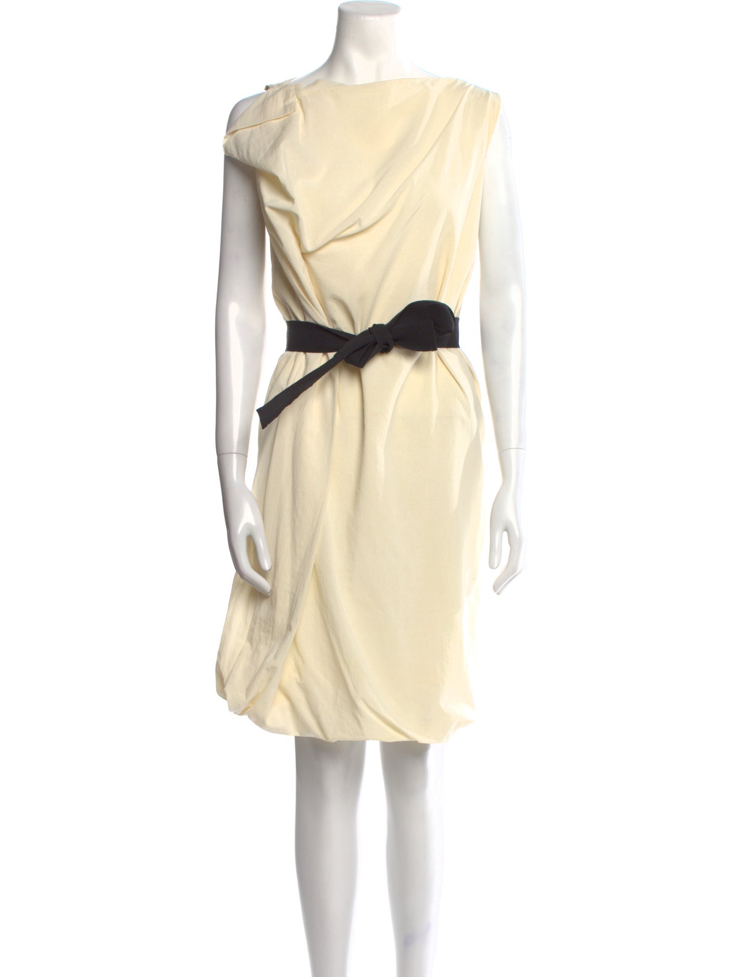 Bottega Veneta One-Shoulder Knee-Length Dress