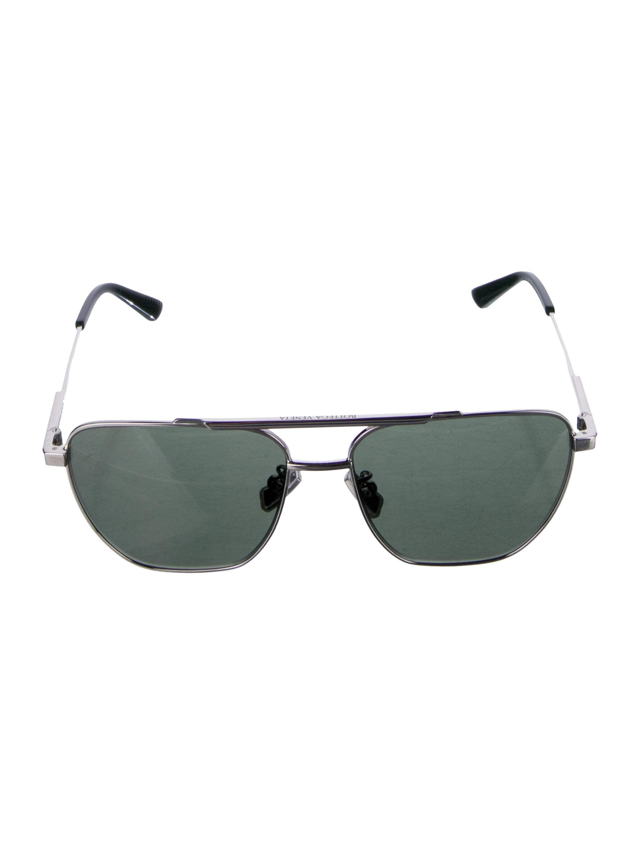 Bottega Veneta Aviator Mirrored Sunglasses