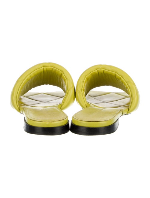 Bottega Veneta Quilted Pattern Leather Slides