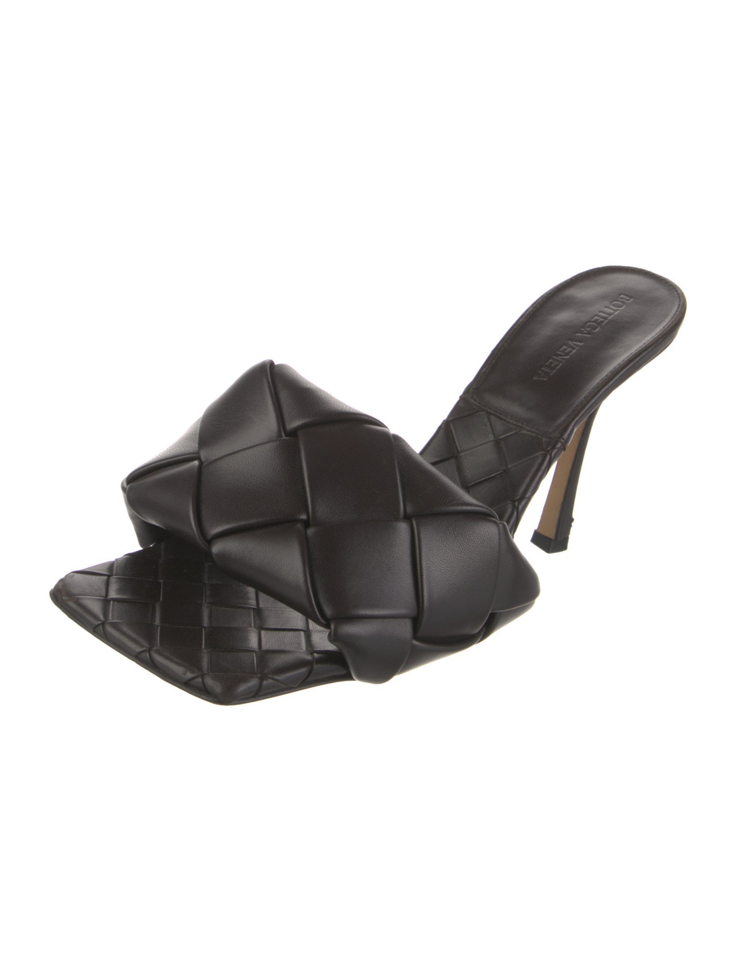 Bottega Veneta Lido Intrecciato Weave Slides