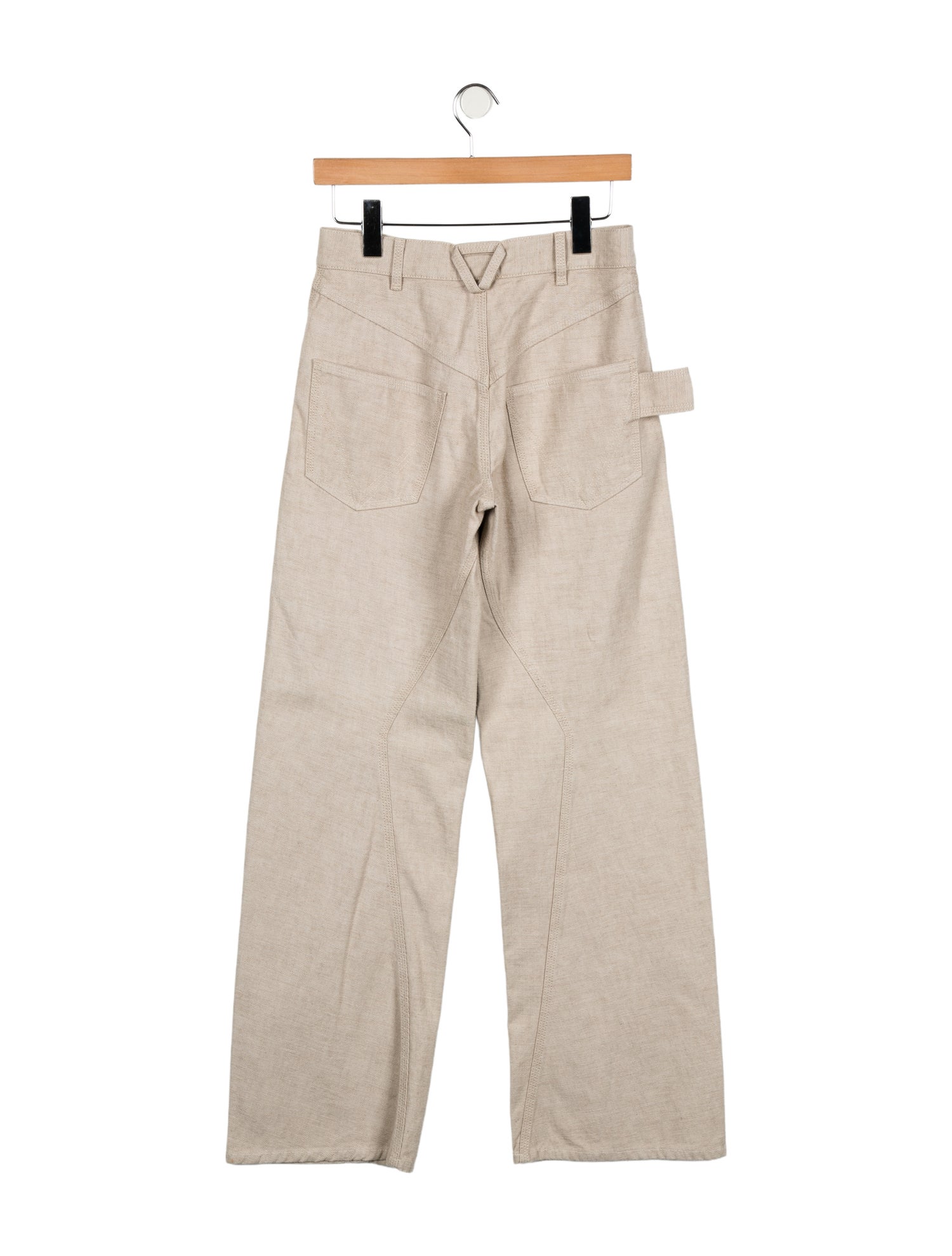 Bottega Veneta Raw Wide Leg Jeans