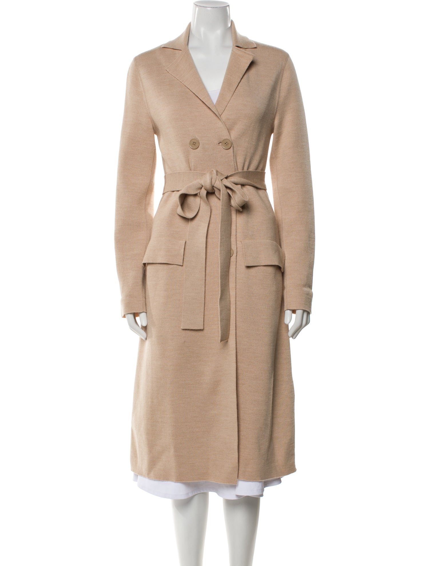 Bottega Veneta Late 2000's - Early 2010's Wool Trench Coat
