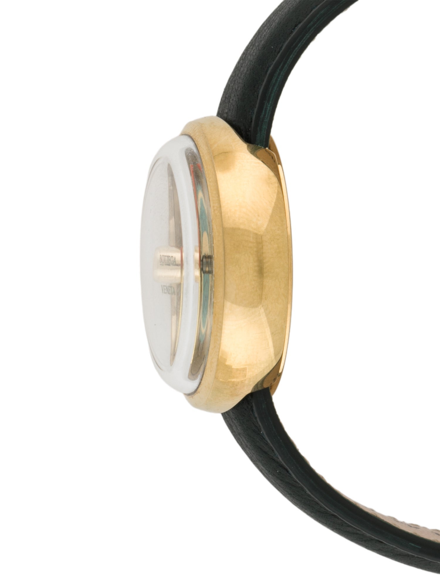 Bottega Veneta Compass Leather Wrap Bracelet