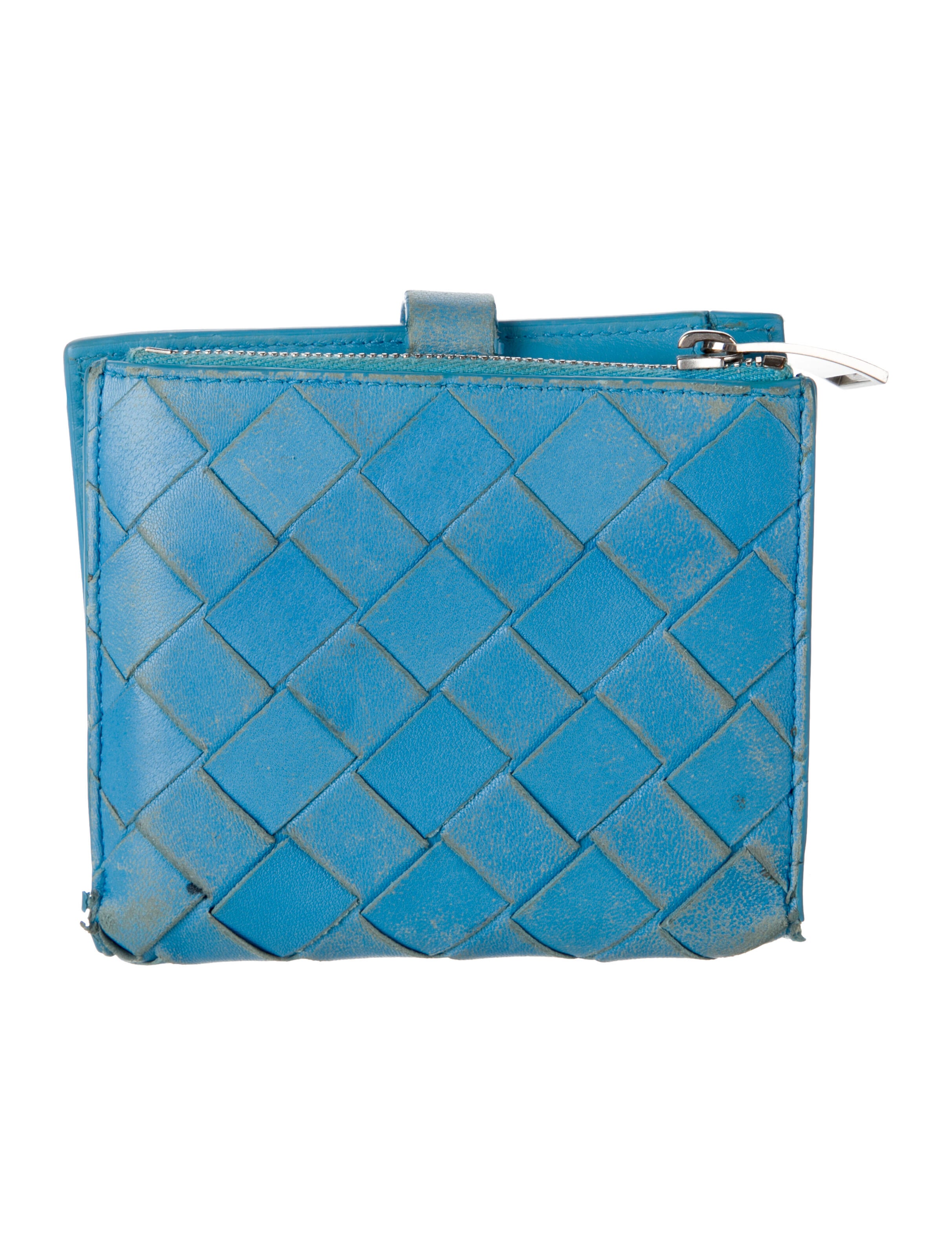 Bottega Veneta Intrecciato Weave Leather Wallet