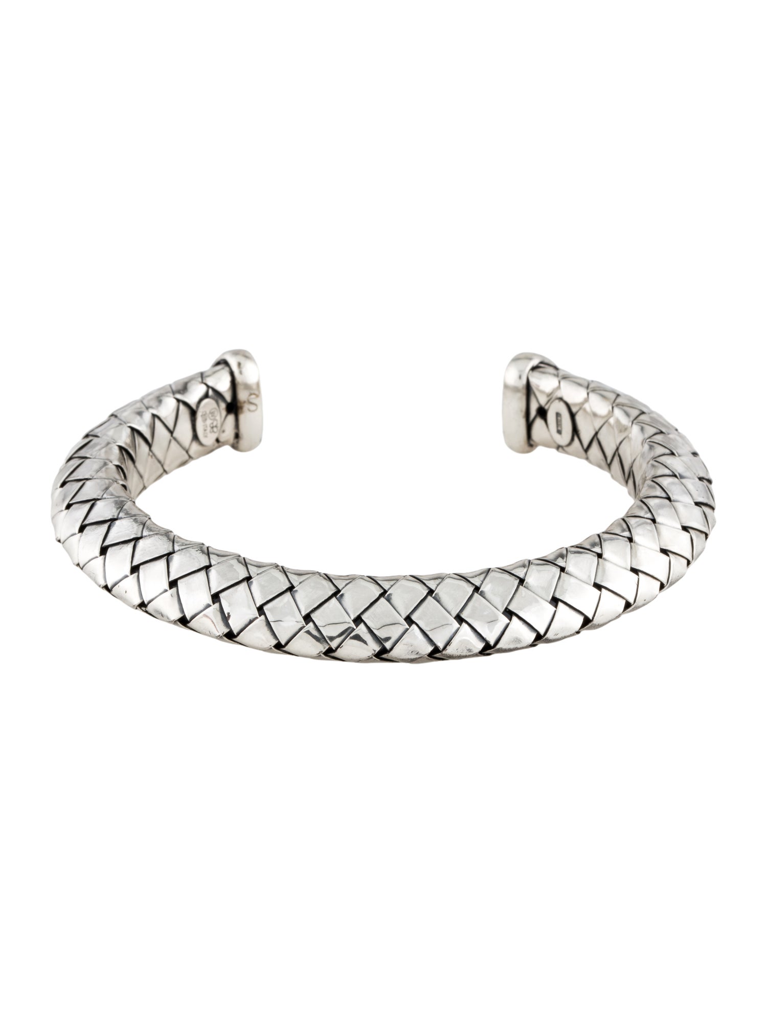 Bottega Veneta Intrecciato Cuff Bracelet