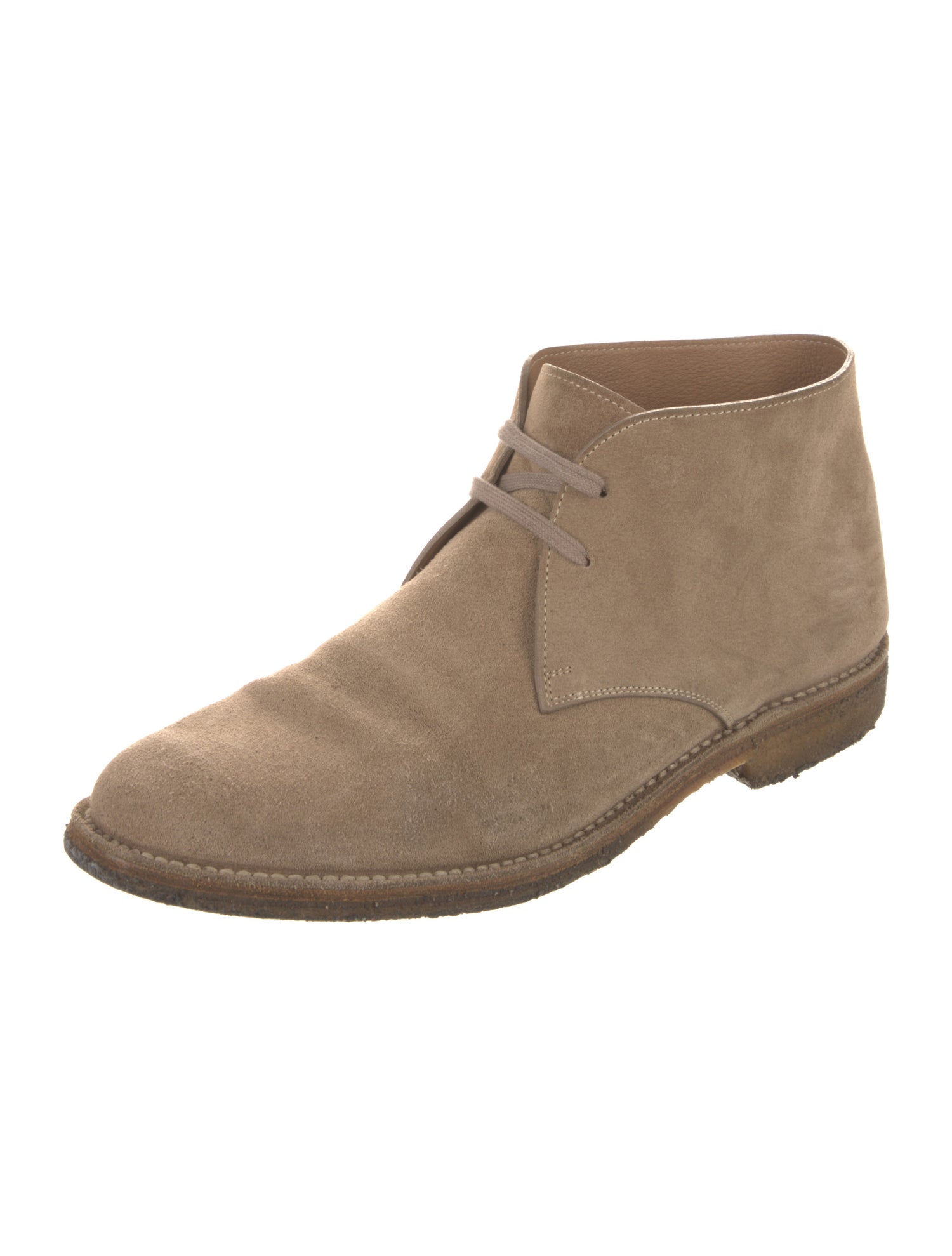 Bottega Veneta Suede Lace-Up Boots