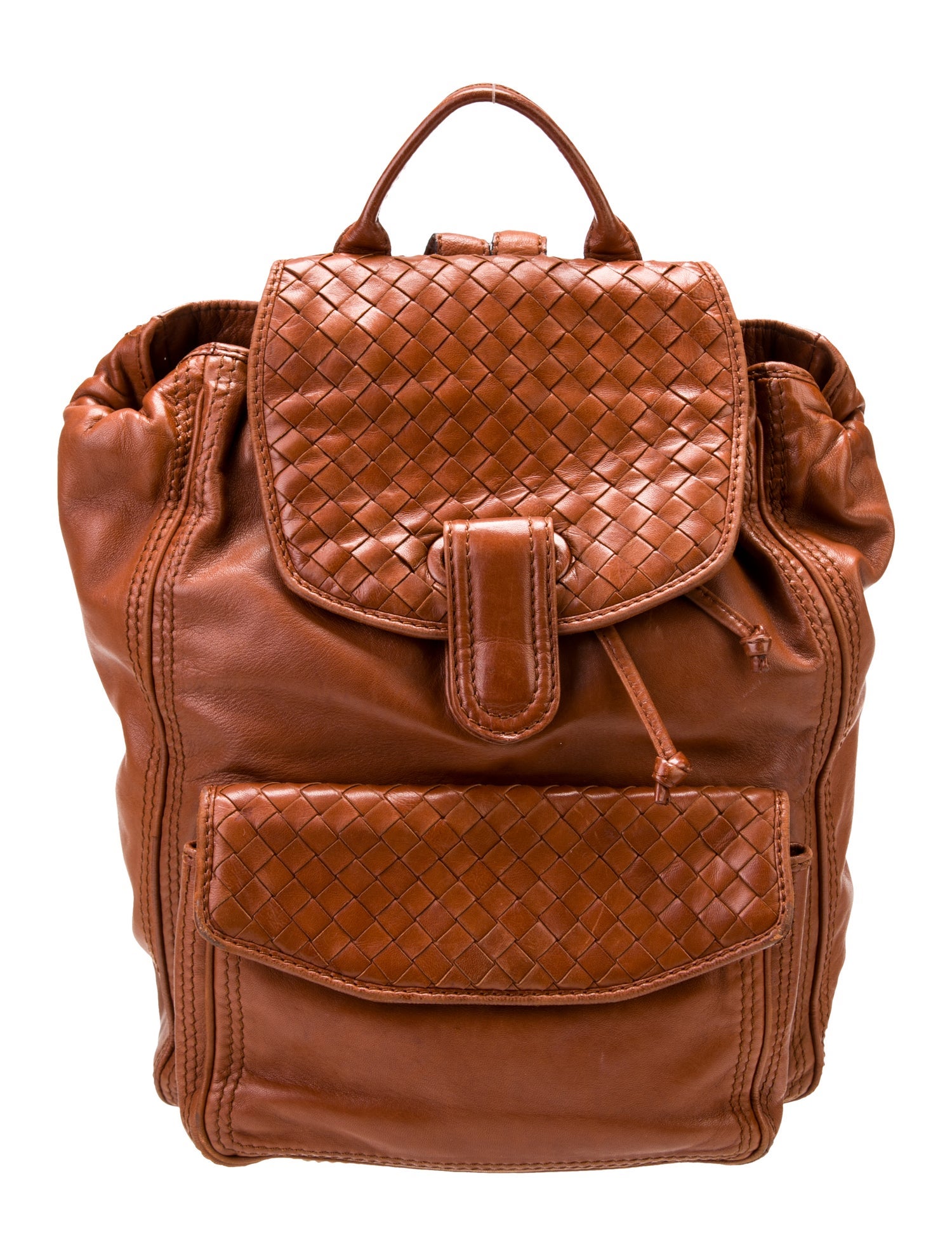 Bottega Veneta Intrecciato Backpack Vintage