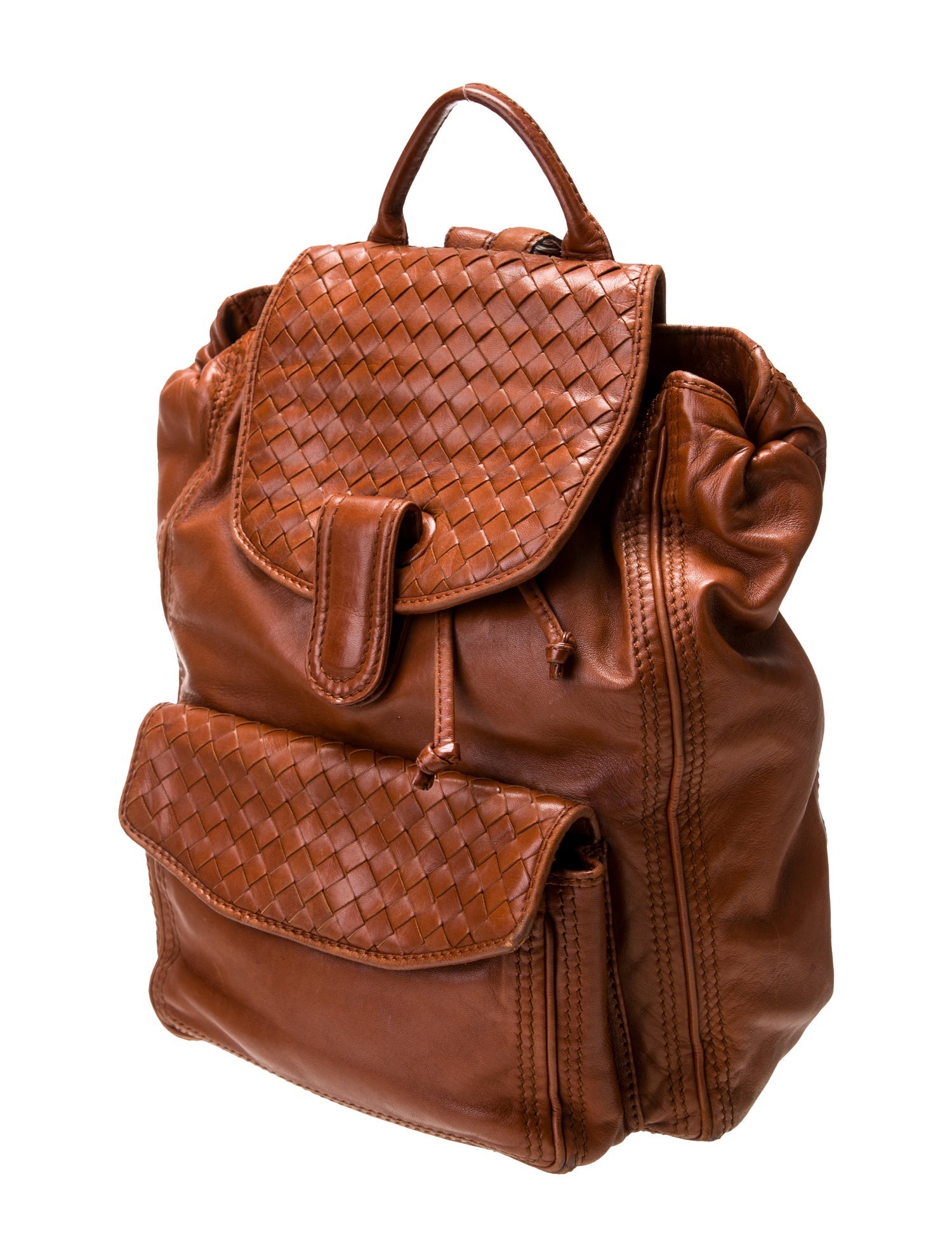 Bottega Veneta Intrecciato Backpack Vintage