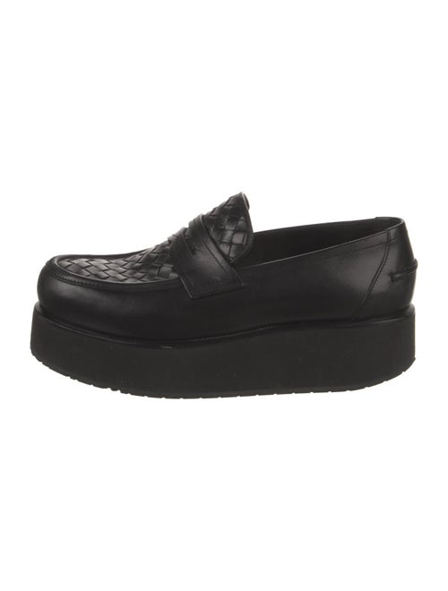 Bottega Veneta Intrecciato Weave Leather Loafers