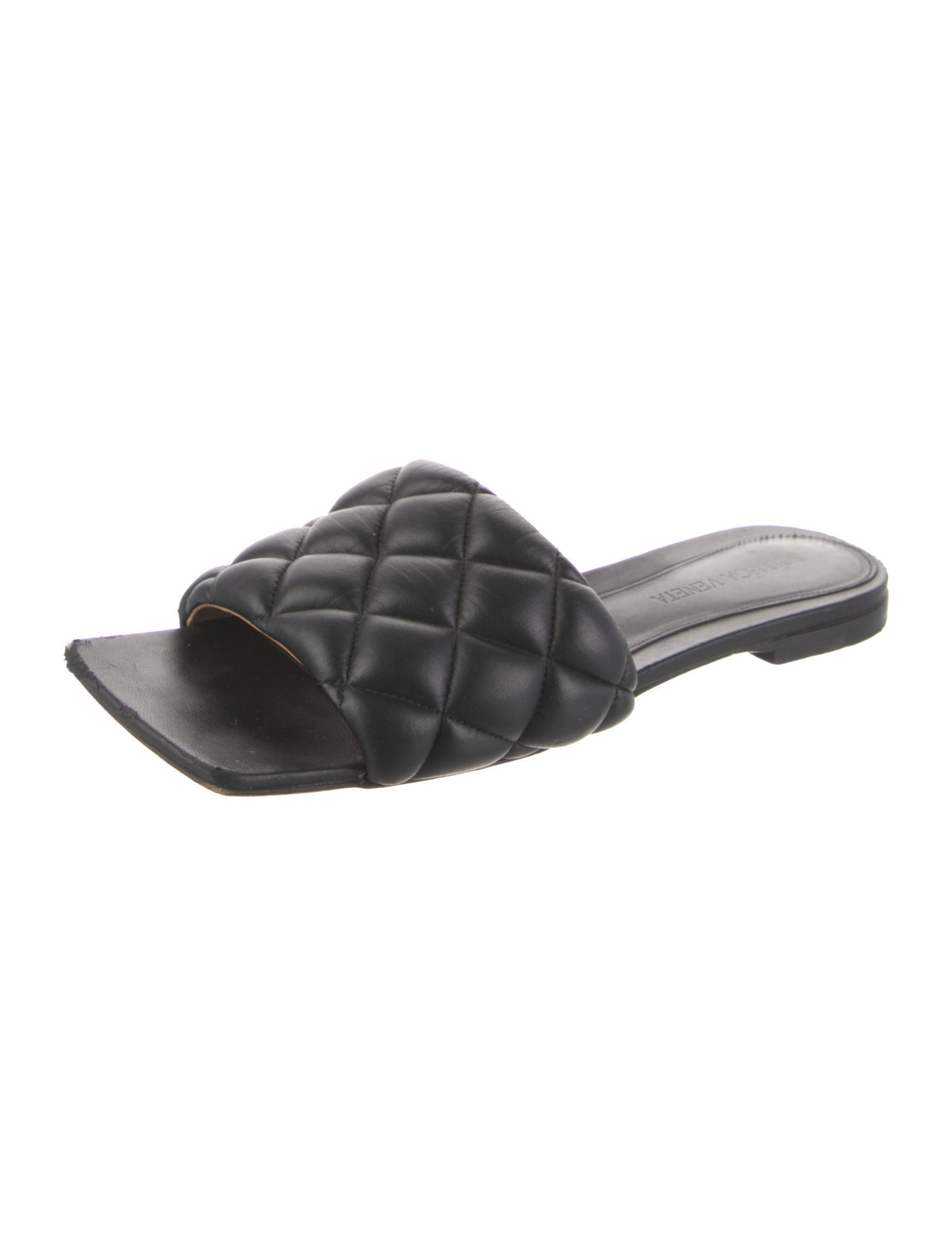 Bottega Veneta Leather Slides