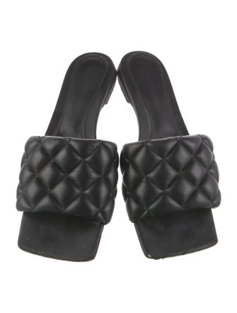 Bottega Veneta Leather Slides