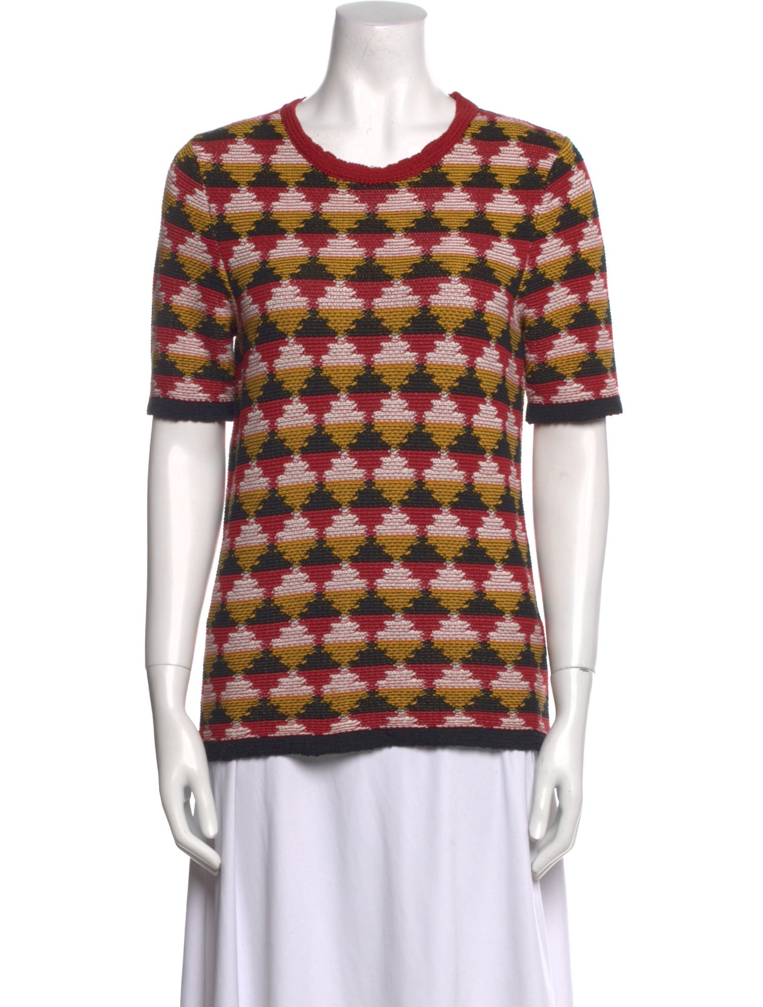 Bottega Veneta Printed Crew Neck T-Shirt