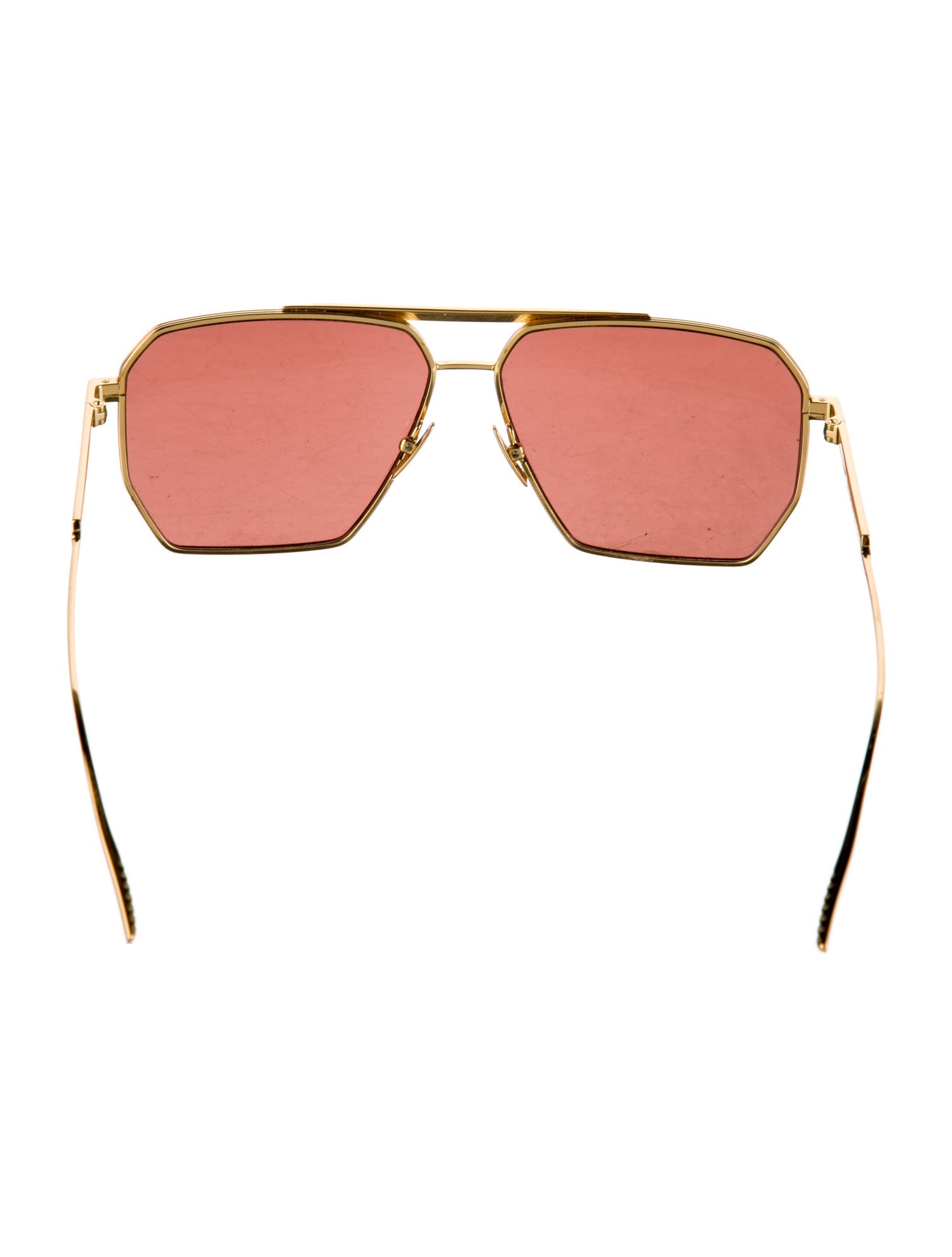 Bottega Veneta Square Gradient Sunglasses