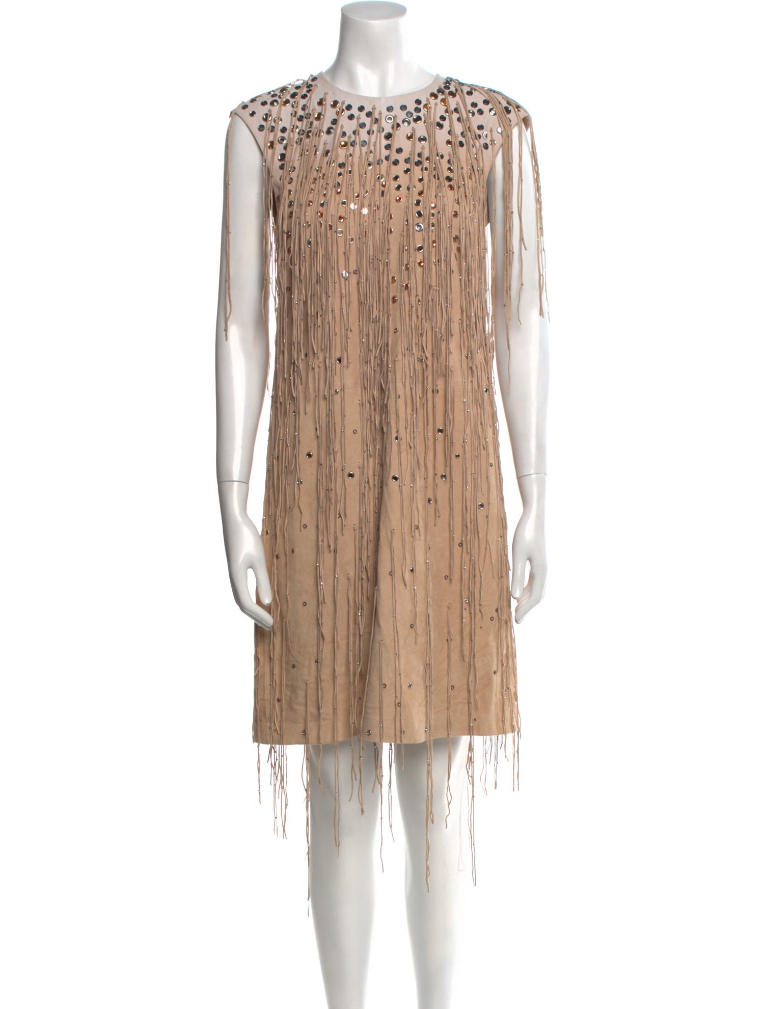 Bottega Veneta Suede Mini Dress