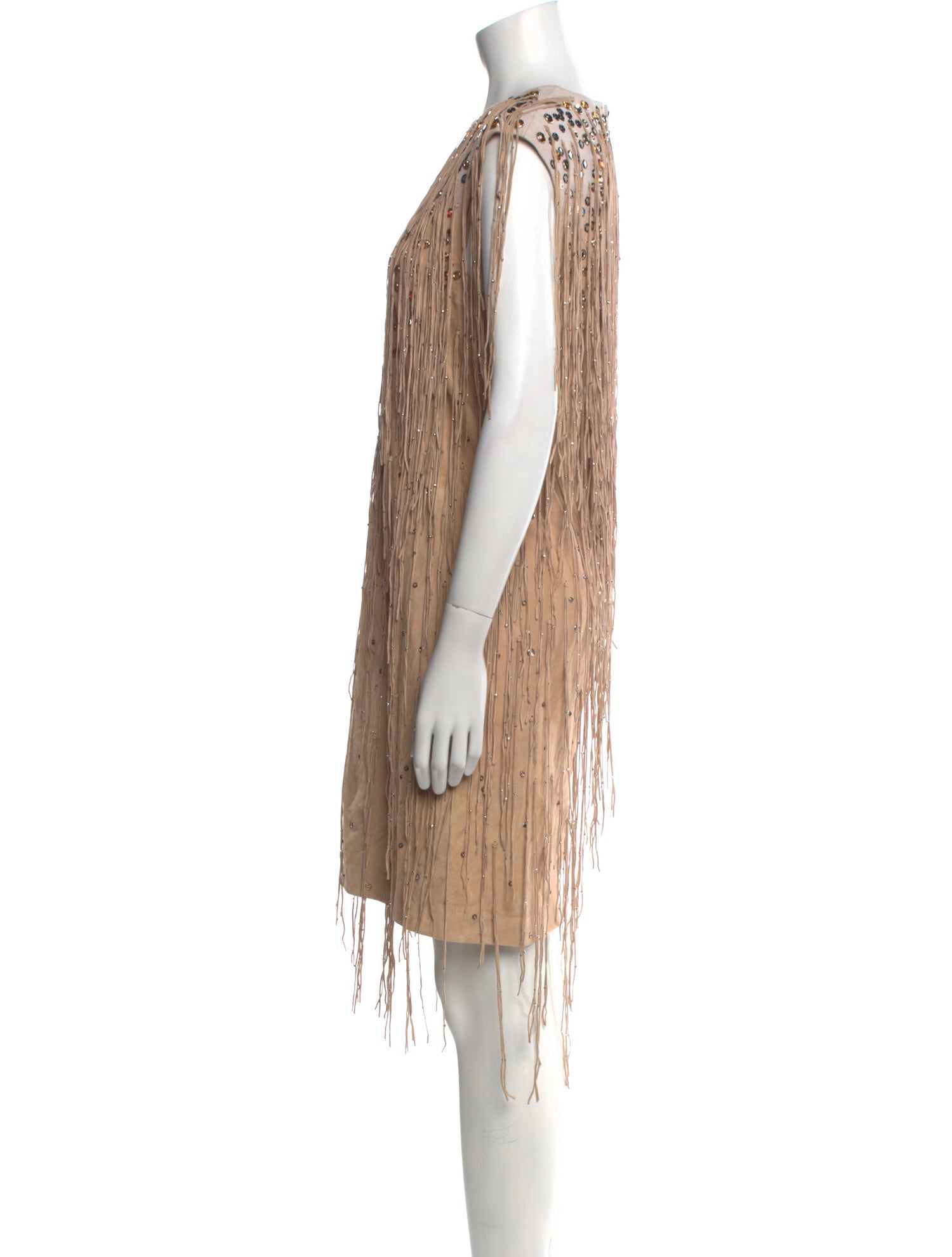 Bottega Veneta Suede Mini Dress