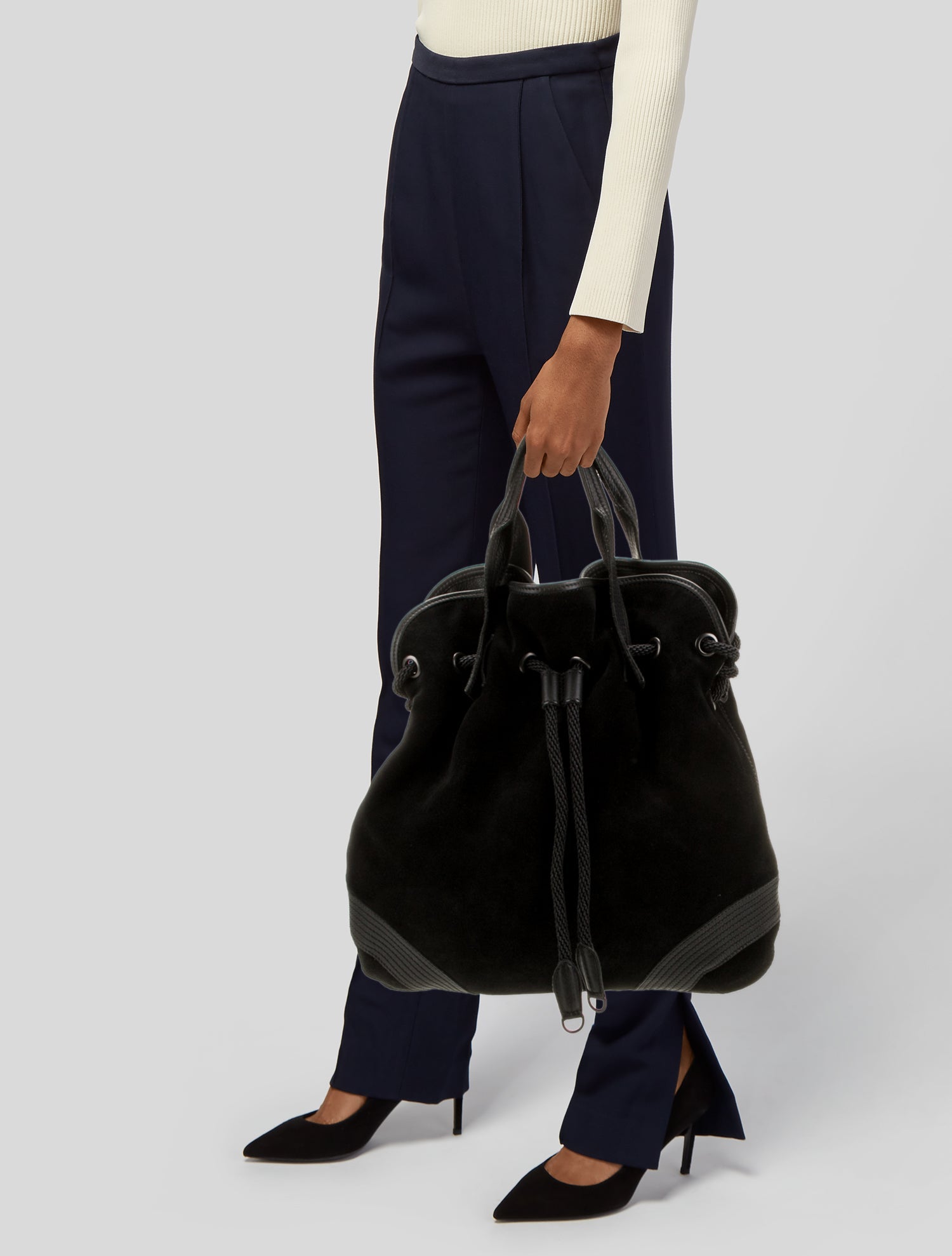 Bottega Veneta Suede Backpack Vintage