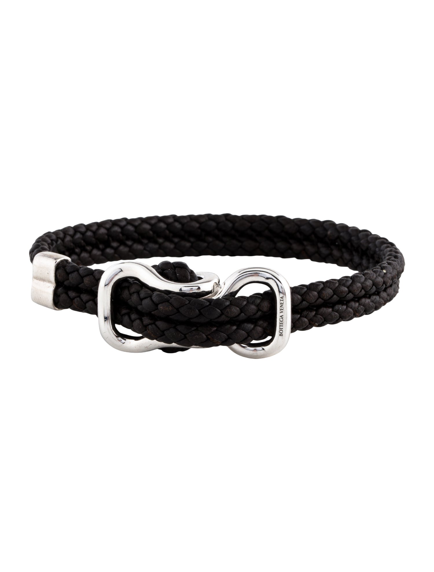 Bottega Veneta Leather Braided Wrap Bracelet