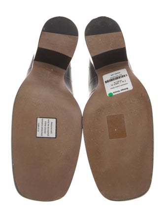 Bottega Veneta Embossed Leather Mules