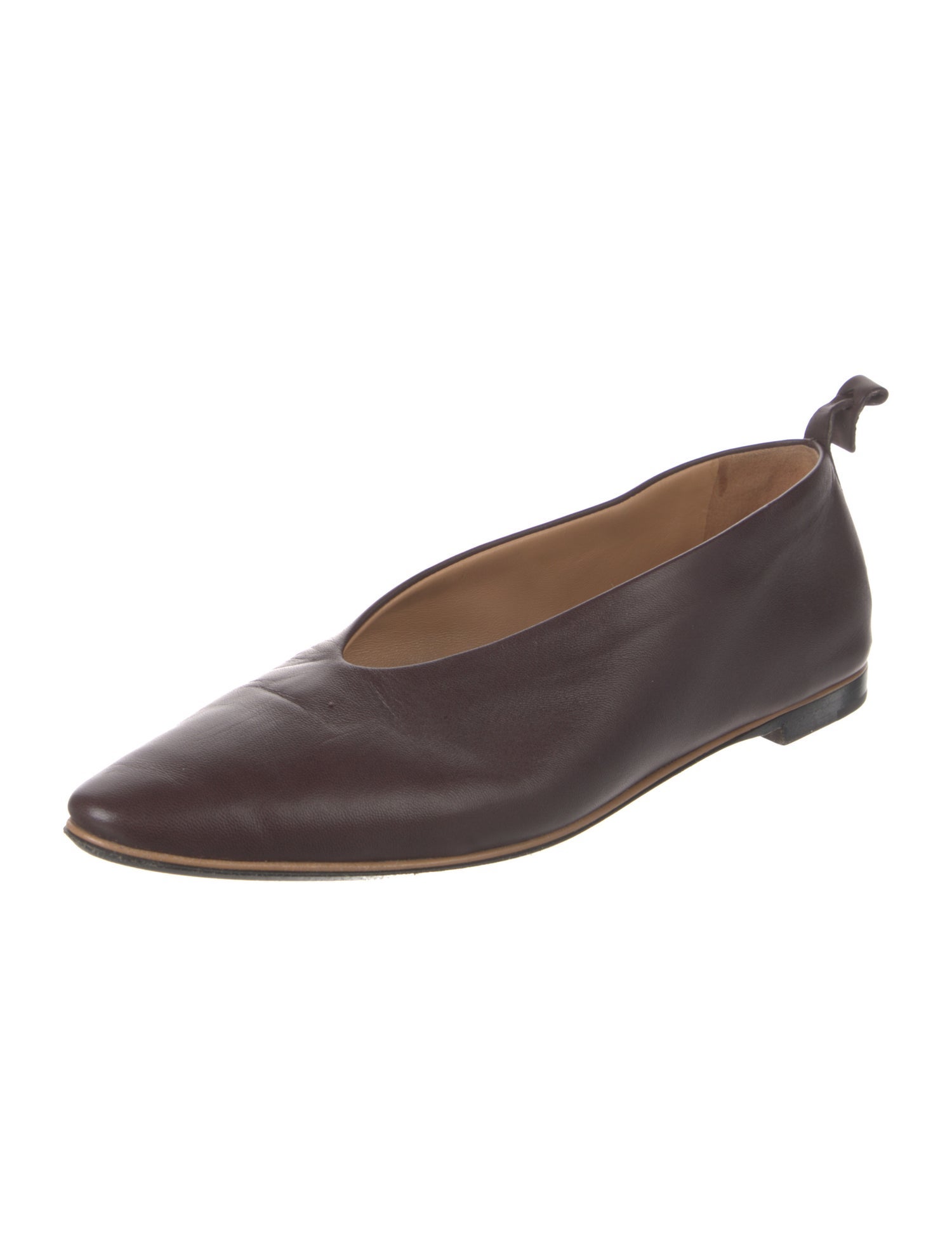 Bottega Veneta Leather Ballet Flats
