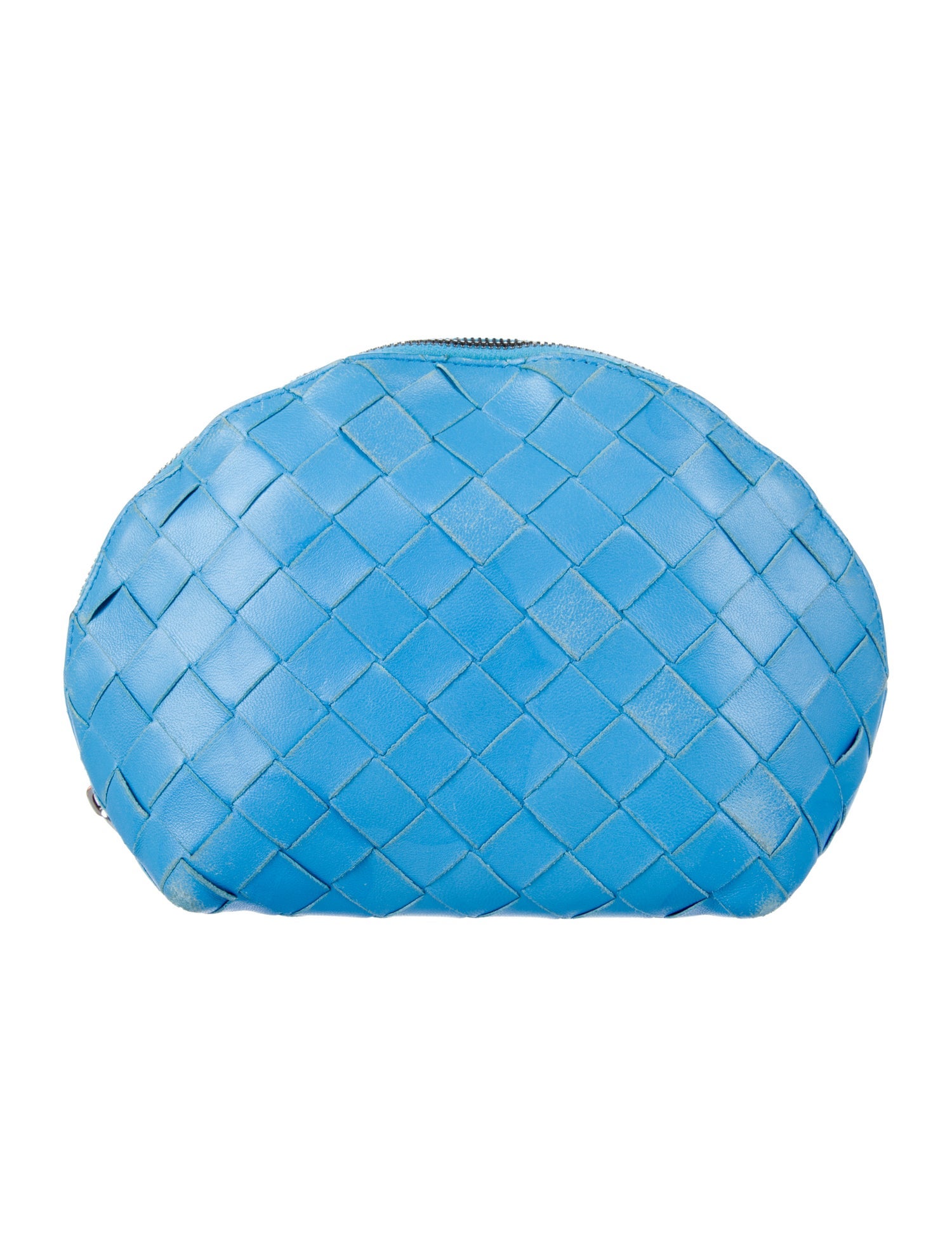 Bottega Veneta Leather Woven Costmetic Bag