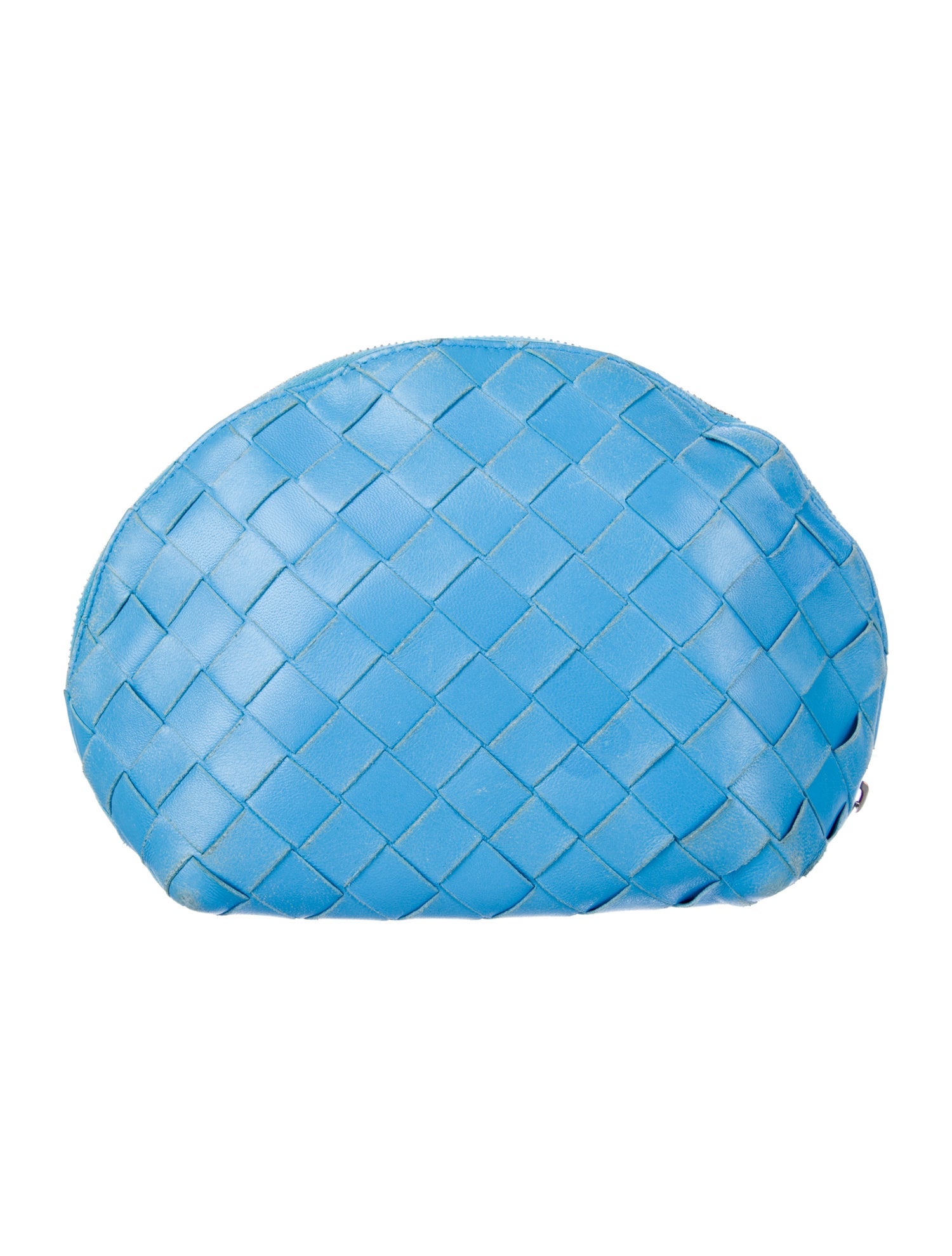 Bottega Veneta Leather Woven Costmetic Bag