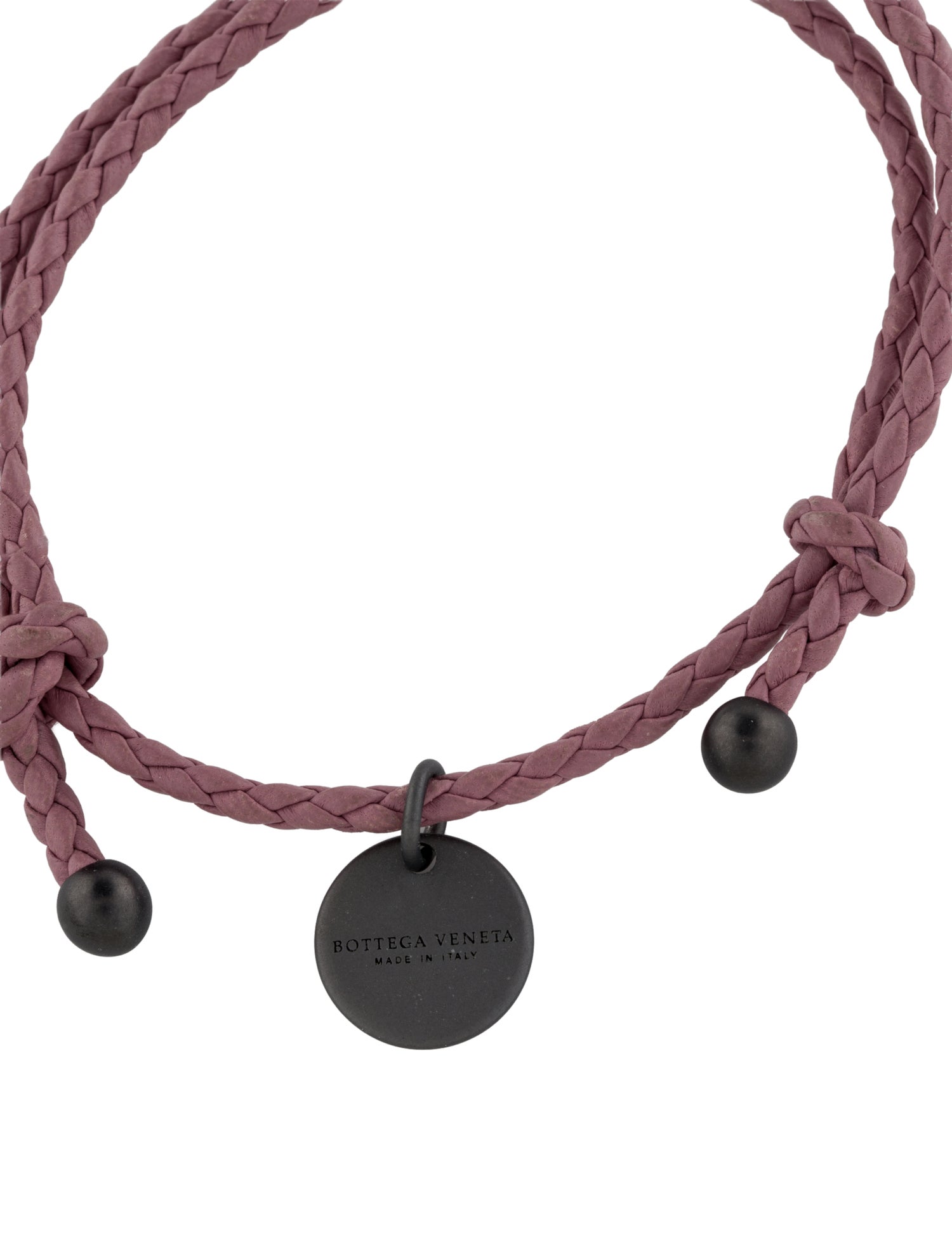 Bottega Veneta Leather Intrecciato Wrap Bracelet