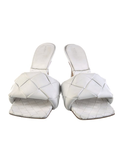 Bottega Veneta Intrecciato Weave Leather Slides
