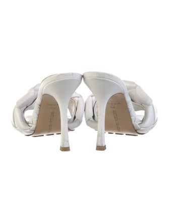 Bottega Veneta Intrecciato Weave Leather Slides