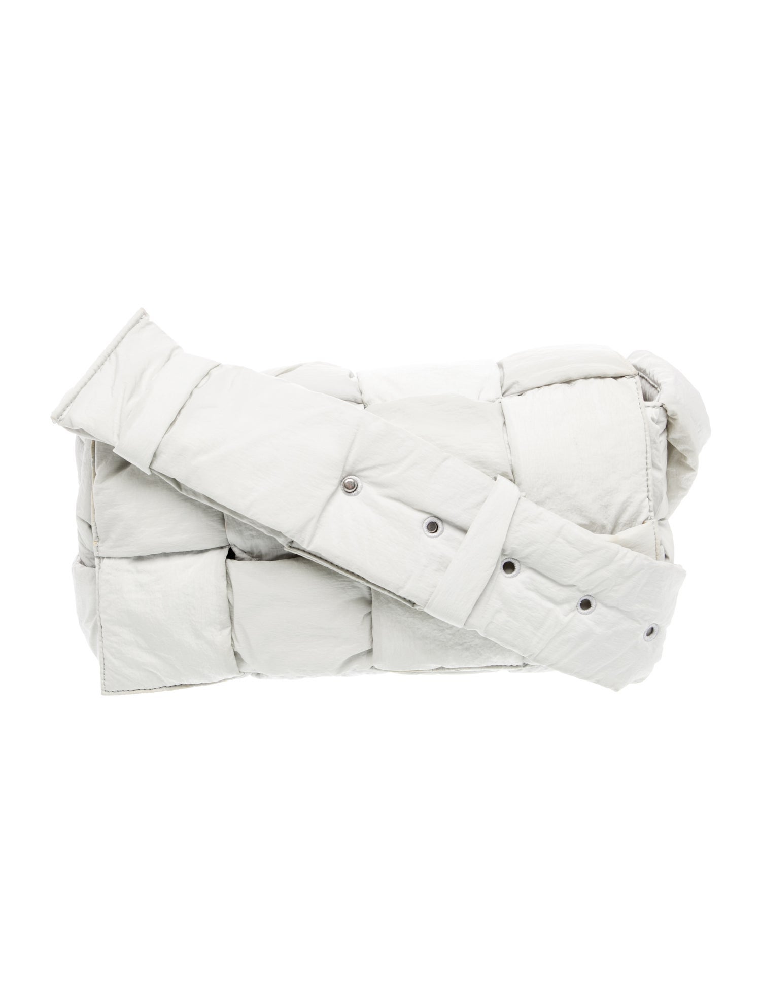 Bottega Veneta Grey Intrecciato Padded Cassette