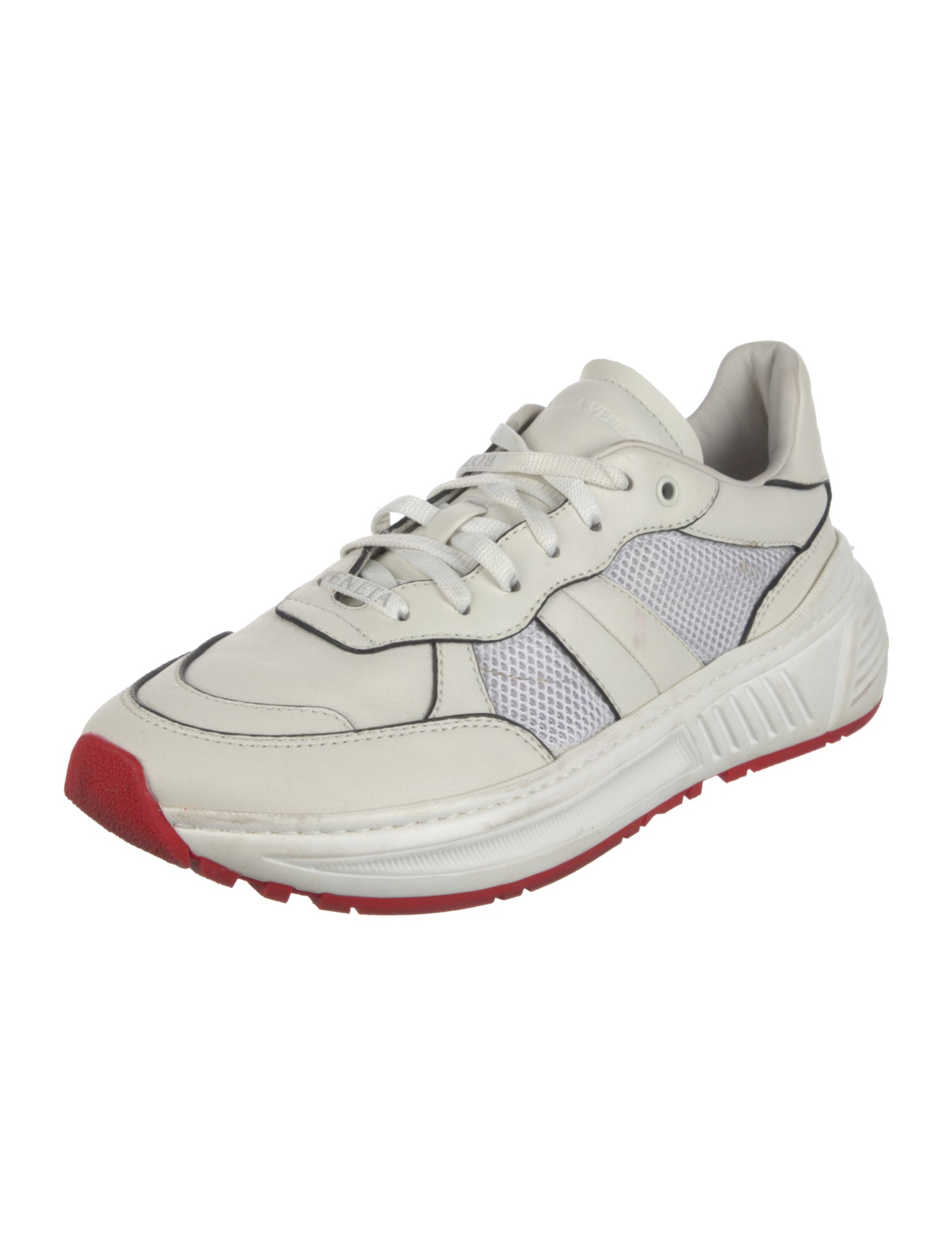 Bottega Veneta Leather Printed Sneakers