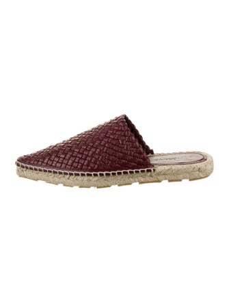 Bottega Veneta Merlot Intrecciato Weave Espadrilles