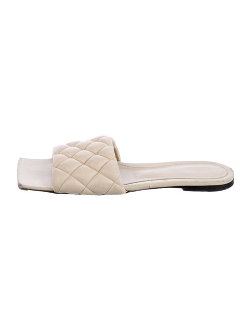 Bottega Veneta Padded Quilted Pattern Slides
