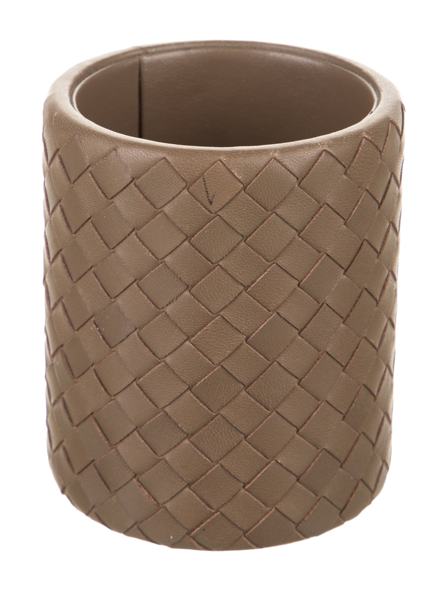 Bottega Veneta Intrecciato Leather Pen Holder