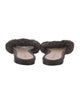 Bottega Veneta Raffia Intrecciato Weave Slides