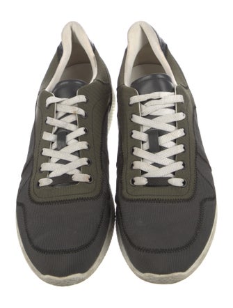 Bottega Veneta Intrecciato Weave Canvas Sneakers