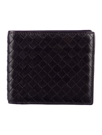 Bottega Veneta Intrecciato Weave Leather Bifold Wallet