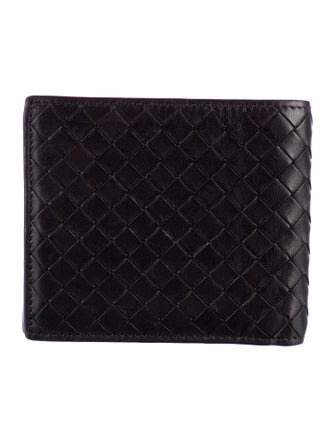 Bottega Veneta Intrecciato Weave Leather Bifold Wallet