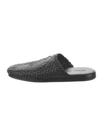 Bottega Veneta Intrecciato Weave Leather Slippers